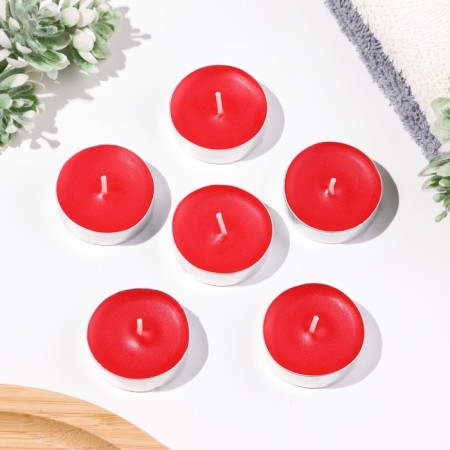 The candles of tea flavored "flowering garden" in gift boxes, 18 pcs-1