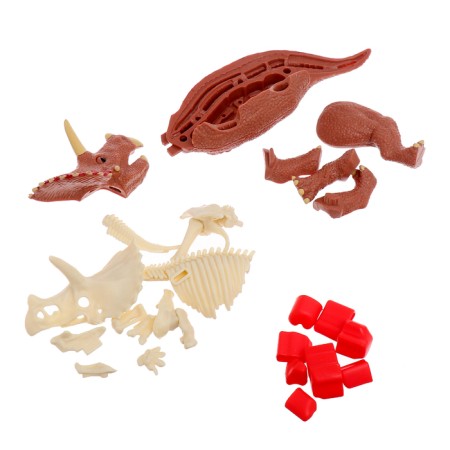 Set for experiments "Dinomir: Tecratops", the structure of the body of the dinosaur-11