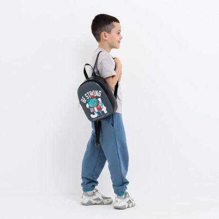 Baby backpack on lightning, blue color-3