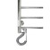 The electric heated towelputant "Sanprise" Aurora P10, 500x1000 mm, left, chrome