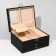 Steam for jewelry "Casket" sliding with a mirror, 22 × 17 × 11.5, black color