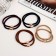 Hair gum "Sport" (set 2 pcs) classic threads, 5.5 cm, mix