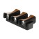 Facade lamp "Elegant", FSD-042, 6 W, 3000K, 3 rays, IP65, 220 V, plastic, black