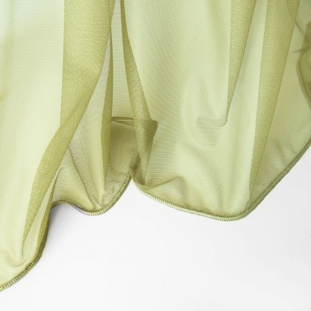 Curtain "grick", size 300 x 270 cm, green color-2