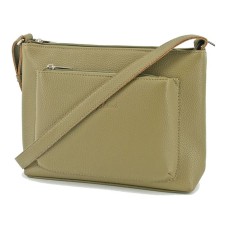 Women's bag B2828-02140, green color, artificial leather, 24x6x19 cm