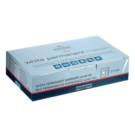 Permanent marker 3.0 mm Koh-I-Noor 3315, letter length 350 m, cardboard packaging, white-1