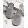 Slippers female closed nose, size 36-38, color gray color