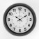 Wall watches, series: classic, d-25 cm, black