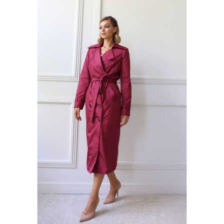 Classic female trench coat, size 42-44-4