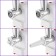 KitFort KT-2113-1, 1000 W meat grinder, 4 nozzles, cord 0.7 m, white-orange