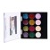 Cosmetics set for girls: shadows, shine, applicator
