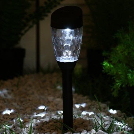 Garden lamp on the solar battery "Potted trapezoid", 6 × 36 × 6 cm, 1 LED, white glow-1