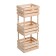 Box for vegetables, 100 × 40 × 30 cm, wooden, three -level, Greengo