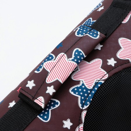 Animal bar bag "Star", size S, 37.5 x 17 x 22 cm, burgundy-4