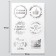 Stickers (stickers) "Handmade" 10x15 cm, color silver, 5-317