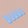 Pastele colors, 100 pcs, a ballerin form, in a container, multi -colored nails.