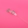 Straps silicone, fittings metal, 1 cm, 37 cm, steam, color transparent