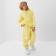 Kids (hoodies, trousers) minku: Basic Line Kids, Oversize, yellow color, height 134