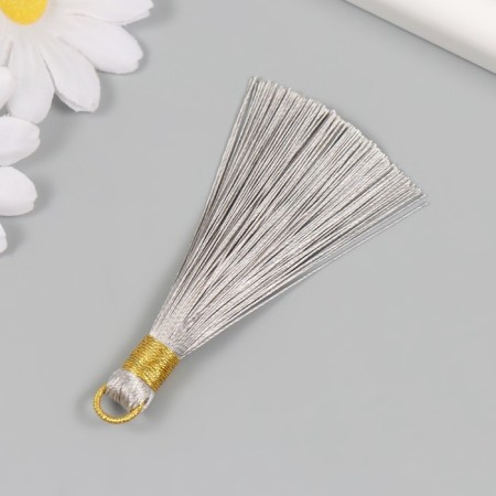 Decor for creativity Textile "Brush. Olivia" Gray set 2 pcs 8x1.2 cm-2