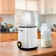 The heater of the bottle KT-2330, 500 W, 0.33 l, black and white