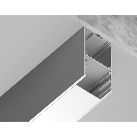 Profile aluminum patch/suspended Ambrella Illumination Profile System, GP3000AL, 2000x67x35 mm, silver color, matte dial-3