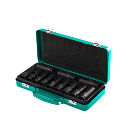Set of end heads STELS 13998, 10-24 mm, 1/2 ", 12 pcs., Shock, hexagonal-2