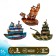 Set of foil balls "Ships", 3 pcs.