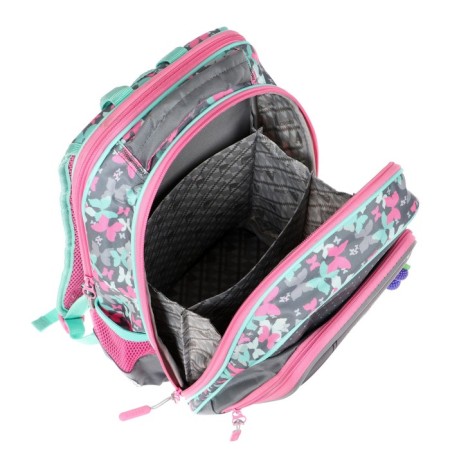 Frame backpack 39 x 29 x 17 cm, gray/turquoise ACR22-179-11-6