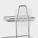 2-tier soapbred on Velcro Dolyana, 2 hooks, 14.5 × 10 × 21 cm, color chromium