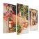 Wall, modular, series: flowers, "House decorated with flowers", 60x80 cm