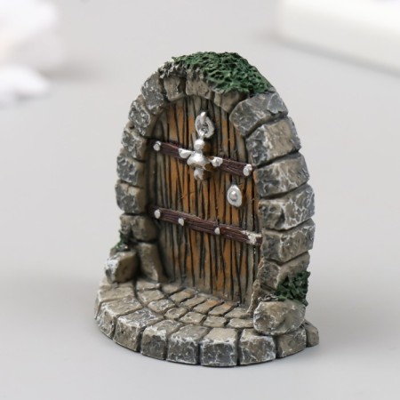Figure for Florarium Polystone "Archi Garden Gate" 5.5x3x5.5 cm-3