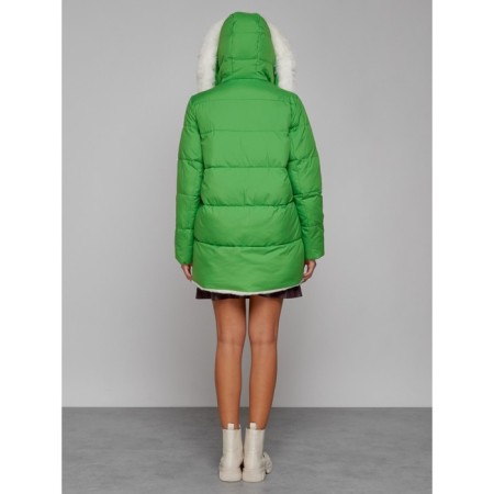Winter jacket, size 48, green color-3