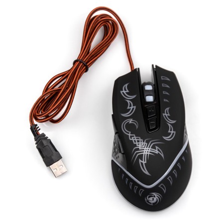 Dialog Gan-Kata MGK-20U mouse, game, wired, backlight, 2400 dpi, black-5