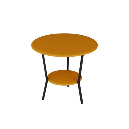 Journal table "Shot", 550 × 550 × 500 mm, Curry color-1