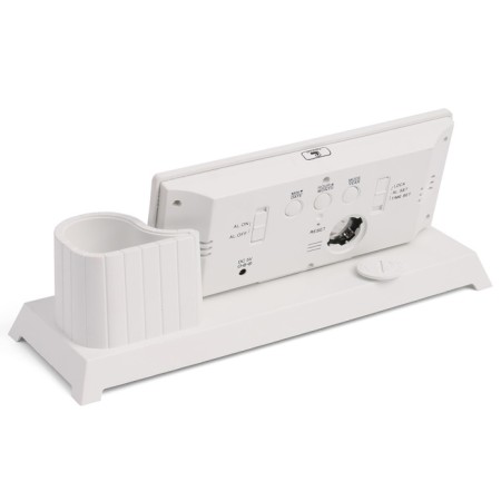Clock - Electronic, desktop, white indication, 11 x 25 cm, from USB-2