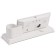 Clock - Electronic, desktop, white indication, 11 x 25 cm, from USB