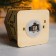 New Year's decor with the backlight "House with a red roof" 9 × 6 × 7 cm, mix