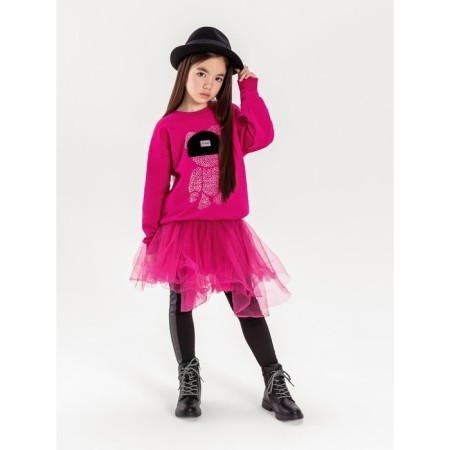 Svitshot Children's Electric Bear, height 140 cm, fuchsia color-4