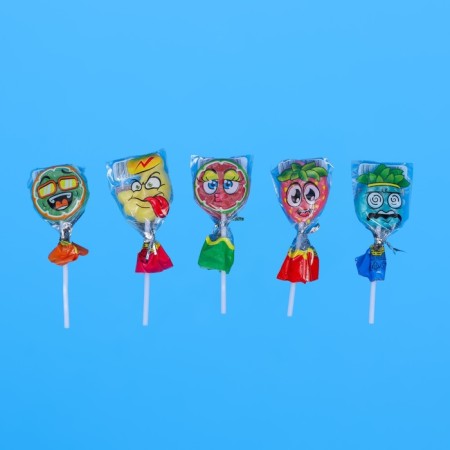 Caramel on the stick "Lizunets Crazy Fruits" 15 g-4