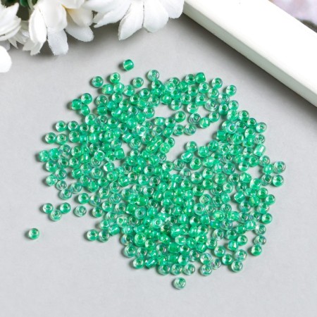 Beads "Zlatka" 08/0, 3 mm, 10 g 0212 Green-1