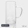 Glass mug Magistro "mountains", 330 ml