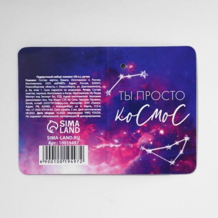 Gift set "Cosmos inside you" Planing and pen-9