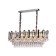 Crystal chandelier with Ambrella Light, Traditional, TR5199, E27, Color Chrome