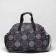 Road bag with lightning, 2 outer pockets, long belt, gray color