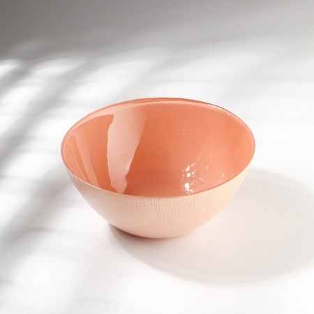 Saladnik "Aivori. Corals ", glass, d = 15 cm