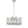 Lamp on the Indigo rod, 12005/6R Chrome. 6x40W, E14, 500x500x240/1255 mm