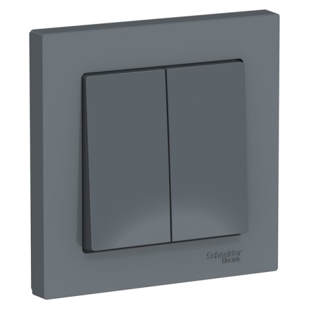 Switch SE AtlasDesign, 10 A, 2 keys, assembly, CC. 5, color stitches