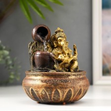 The desktop fountain from the network, the backlight 