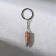Metal keychain “Real man”, bullet, 1.2 x 6 cm