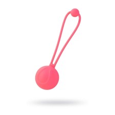 Vaginal ball L’Eroina by Toyfa Rosy, silicone, coral color, d = 3.1 cm, 50 g